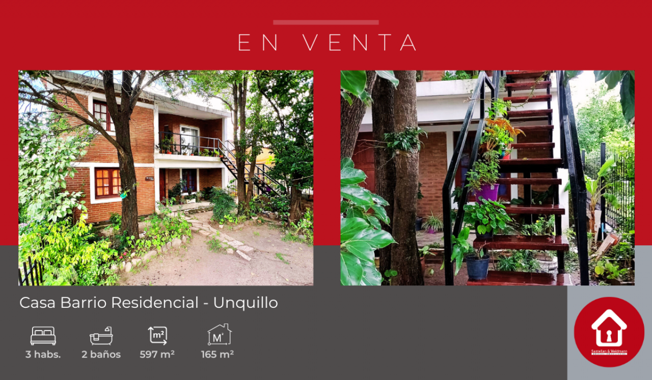 Casa ubicada en Barrio Residencial – Unquillo